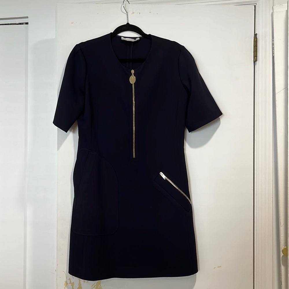 Stella McCartney NAVY dress with pockets size 8